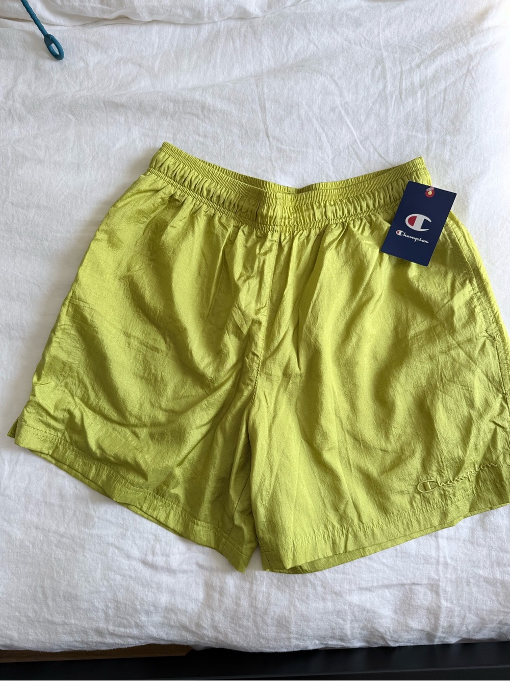 Champion Lime Green Athletic Shorts